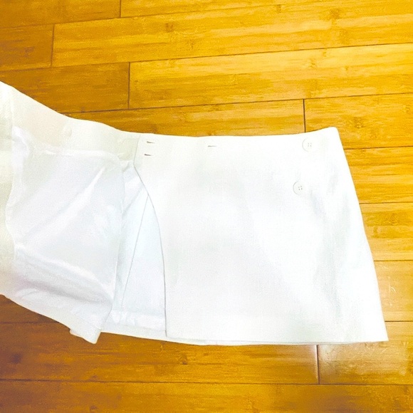 A.L.C. White Mini Wrap Skirt - Picture 5 of 7